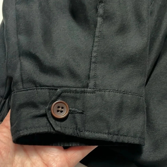 Imperfect Nautica jacket mens black large full zip jacket front & inside pockets - Picture 11 of 17